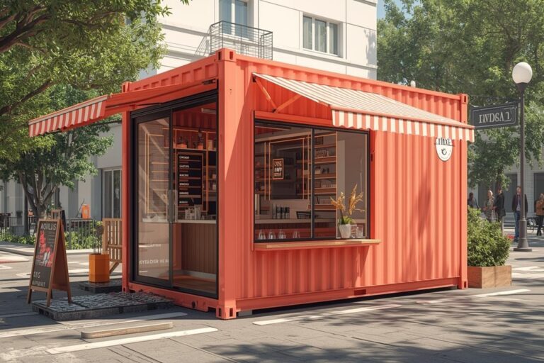 10ft Container Used as Pop-Up Shops & Kiosks - Four Sons Logistics